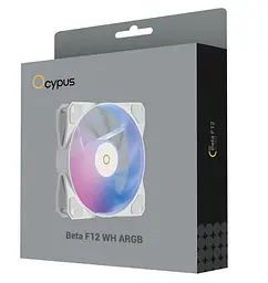Вентилятор Ocypus BETA F12 WH 120MM ARGB (BETA-F12-WH1AM00X-GL) - мініатюра 9