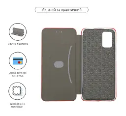 Чохол-книжка ArmorStandart G-Case для Samsung A02s (A025) Red - мініатюра 4