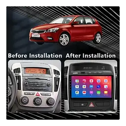 Штатний головний пристрій EasyGo KA922-F50 9 inch Kia Ceed 2007-2009 - мініатюра 2