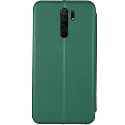 Шкіряний чохол-книжка Classy для Xiaomi Redmi 9 Зелений - мініатюра 2
