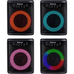 Акустична система 1.0 Defender Funky 10Вт, Light/BT/FM/USB/MIC/AUX - мініатюра 8