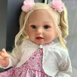 Колекційна силіконова лялька реборн reborn пупс дівчинка блондинка березня Reborn Dolls det0018890 - мініатюра 2