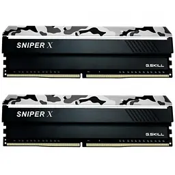 Модуль пам'яті G.Skill DDR4 32Gb (2x16) SniperX 3200 MHz (F4-3200C16D-32GSXWB)