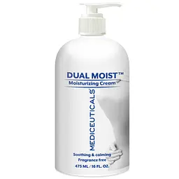 Крем для зволоження і загоєння шкіри рук та тіла Mediceuticals Dual Moist 475 мл