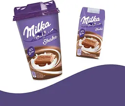 Молочний коктейль Milka Shake Chocolate Milk Drink 200 мл - мініатюра 4