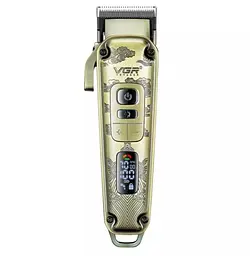 Машинка для стрижки VGR V-005, 8 насадок, Gold