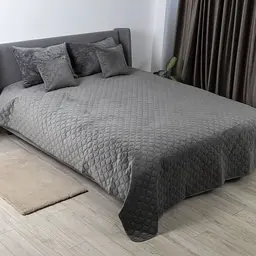 Покривало ТЕП Velour 240х260 см сіре (4-00518_22394) - мініатюра 6