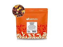 Чай фасований фруктовий та трав'яний GEMINI 100 г Нахабний фрукт №6 (Crazy Fruit)