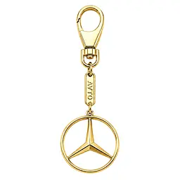 Брелок з жовтого золота Mercedes (Мерседес) (з9003.3)