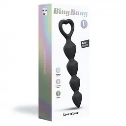 Анальна цепочка Love To Love BING BANG L - BLACK ONYX Love To Love SO5083 95559 - мініатюра 3