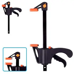 Струбцина столярна Alloid Building Tools швидкозатискна тип F 150 мм (FC-10150)