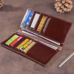 Добротний шкіряний гаманець з натуральної шкіри SHVIGEL 16153 коричневий - мініатюра 10