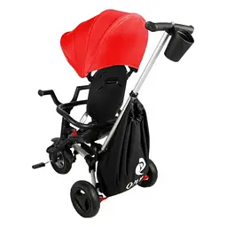 Велосипед складаний триколісний дитячий Qplay Nova+ Rubber Orange Sunset (S700-13Nova+OrangeSunset) - мініатюра 4