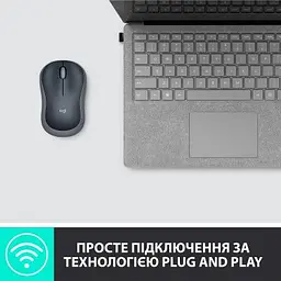 Комп'ютерна мишка Logitech M185 swift grey (910-002238) - мініатюра 8
