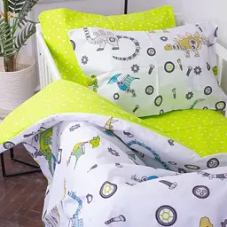 Наволочка MirSon Kids Time 17-0576 Dinosaur robot Бязь різнокольорова - мініатюра 3