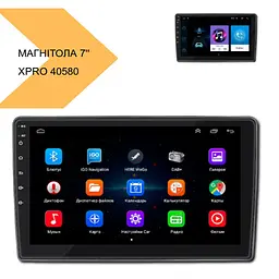 Універсальна магнітола IPS 7'' 4+32GB Android 11 XPRO (40580-7011A_3913) - мініатюра 2