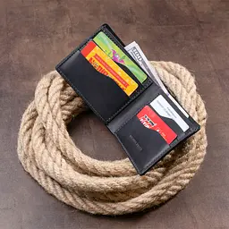 Чоловічий шкіряний гаманець Grande Pelle 11.5х9х1 см acs0014982 - мініатюра 8
