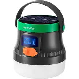 Кемпінговий ліхтар NEWVEW NV-E936 50W із сонячною панеллю, 2600mAh, Green (NWVW-NV-E936-GN)