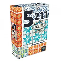 Настільна гра Plan B Games 5-2-1-1 Азул (5-2-1-1 Azul) (англ.) + правила українською! (NMG60060EN)