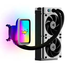 Система рідинного охолодження Hyte THICC Q60 5'''' LCD (FAN-HYTE-Q60-BW) - мініатюра 3