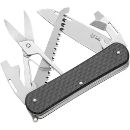 Ніж багатофункціональний Fox Vulpis CF Black. 5 інструментів