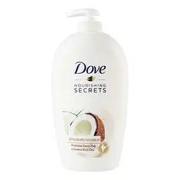 Рідке крем-мило Dove Nourishing Secrets з кокосовою олією та мигдальним молочком 500 мл - мініатюра 2