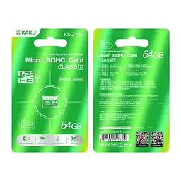 Карта пам'яті microSD Kakusiga Ultra UHS-1 Class 10 R100Mb/s 64Gb (KSC-434-64G) - мініатюра 2