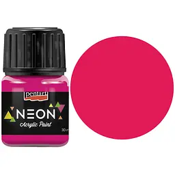Фарба акрилова Neon Рожева 30 мл Pentart