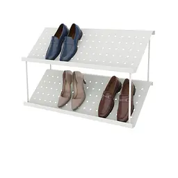 Полиця для взуття Nice & Cozy Cascade Grid біла