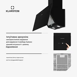 Витяжка Klarstein Laurel 90 (10047445) - мініатюра 6