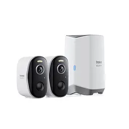 IP-камера відеоспостереження Baseus Security N1 Plus Outdoor Camera 2K 2-Cam Kit S0TY002132 White - мініатюра 2