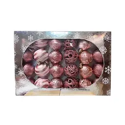 Ялинкові кульки Stenson 6 см pink (R90667 pink)