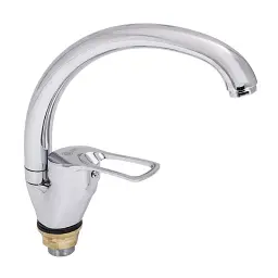 Змішувач s43 Ø40 для кухні гусак вухо на гайці TAU SM-4B144C (9843140) - мініатюра 3