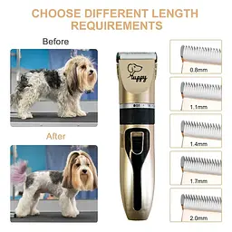 Машинка для стрижки тварин Pet Grooming Hair Clipper, акумуляторна, набір для грумінгу - мініатюра 2