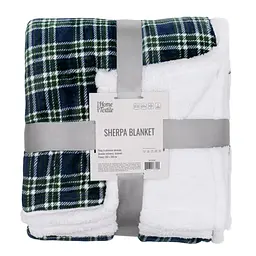 Плед Ardesto Sherpa Клітка ART0202SH 160х200 см зелений - мініатюра 3