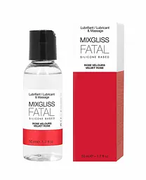 Лубрикант MixGliss FATAL - VALVET ROSE - на силіконовій основі з ароматом оксамитової троянди, 50 мл - мініатюра 3