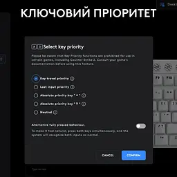 Клавіатура Logitech G PRO X TKL RAPID Gaming (L920-013233) Black (920-013233) - мініатюра 9