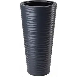 Горщик для квітів Form-Plastic Sahara slim-30 25 л антрацит (2723-014)