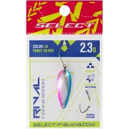 Блешня Select Rival 2.3g 30mm #04 Fancy Silver - мініатюра 2