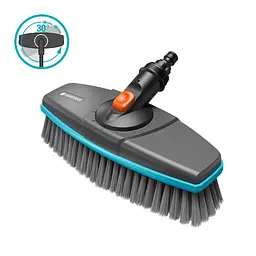 Щітка поворотна Gardena Cleansystem 27 см, м'яка (18810-20) - мініатюра 2