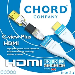 Кабель HDMI 2.1 CHORD C-view Plus HDMI 8k 3m - мініатюра 2