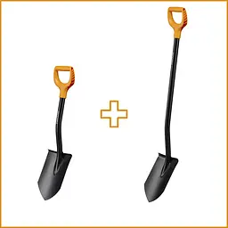 Набір лопат Fiskars Solid: коротка та штикова