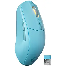 Мышка SteelSeries Rival 3 Gen 2 Wireless, RGB, Aqua - миниатюра 5