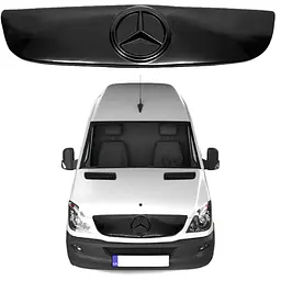 Зимова накладка на решітку радіатора Merсedes Sprinter 2006-2016 Глянець (AutoElement)