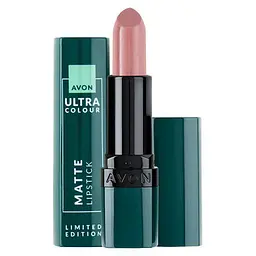 Зволожувальна матова губна помада Avon «Ультра», Арктична троянда/Arctic Rose, 3.6г (49469299) - мініатюра 1