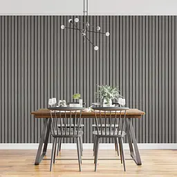 Рейка декоративна Wall Sticker PS 2900х120х12 мм Світло-сірий дуб SW-00001740 - мініатюра 7