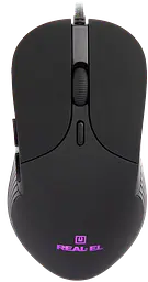 Миша REAL-EL RM-295 RGB Black (EL123200031)