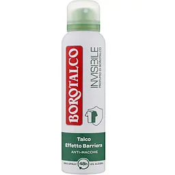 Дезодорант спрей Borotalco Invisible Verde 150 мл (8002410045666)