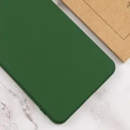 Чохол TPU GETMAN Liquid Silk Full Camera для Xiaomi Redmi 14C / Poco C75 Зелений / Dark green - мініатюра 3