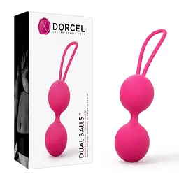Вагінальні кульки Dorcel Dual Balls, 15.6 см, рожевий - мініатюра 3